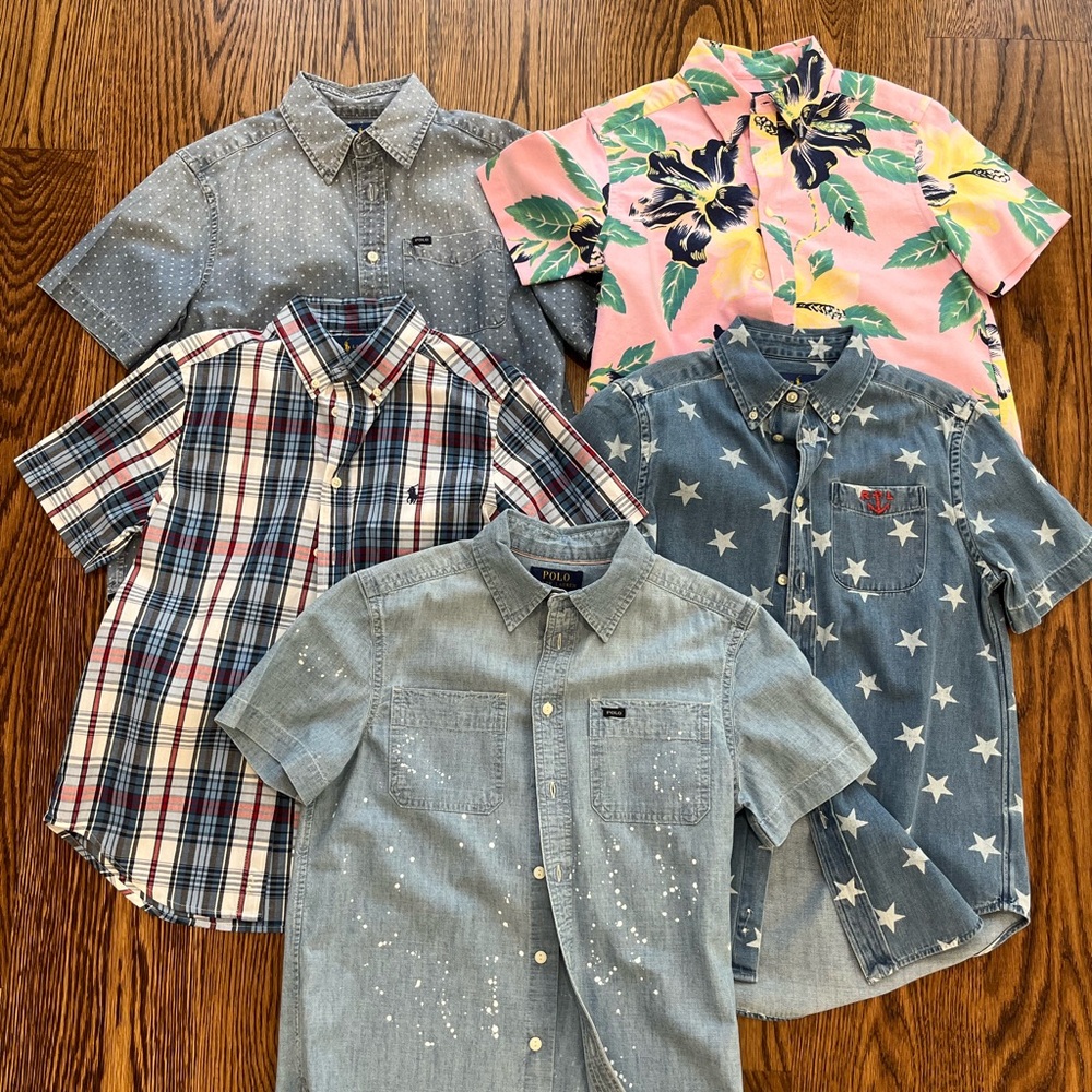 Boys Polo Shirts SZ 10-12